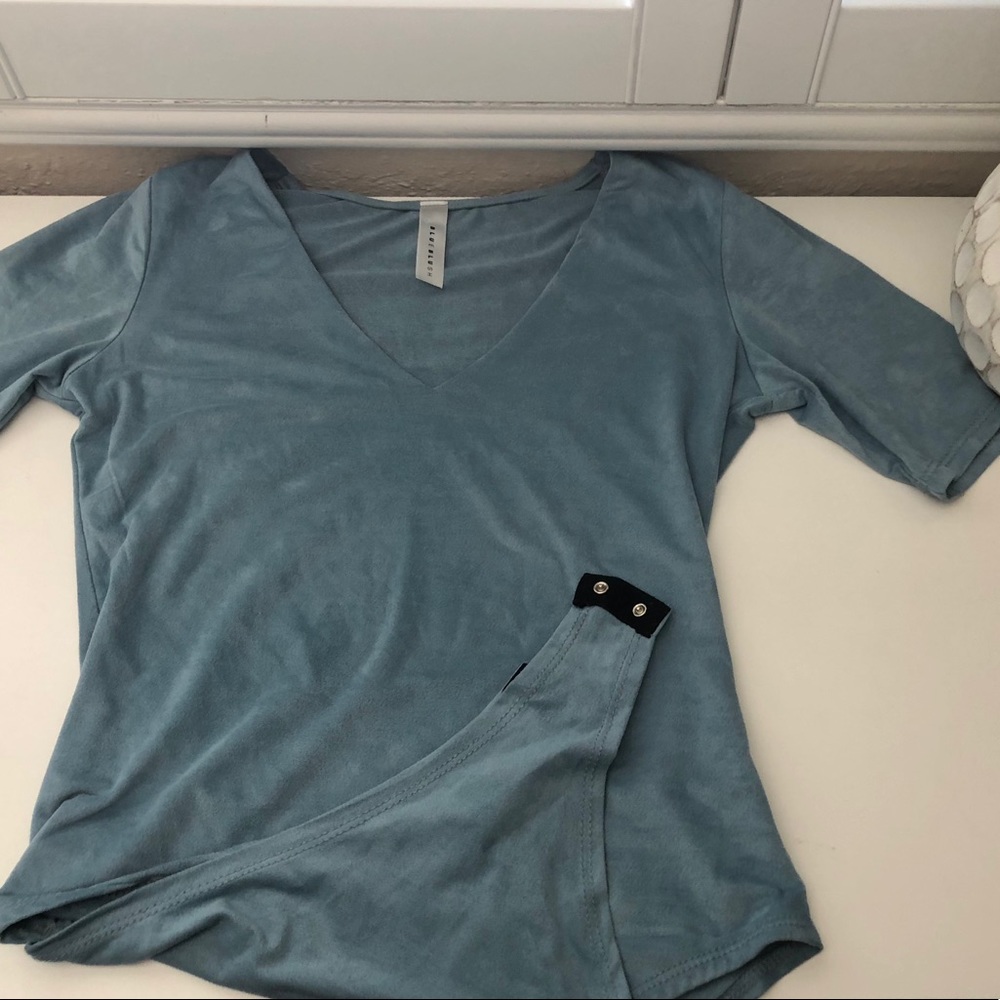 Light blue bodysuit